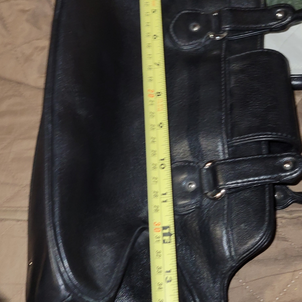 Cole Haan Black Leather Shoulder Bag - Picture 8 of 10